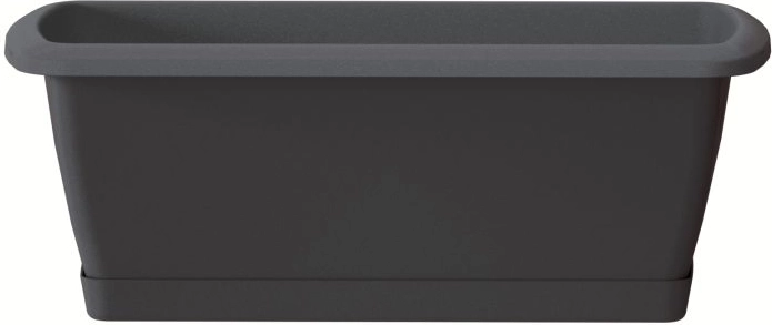 Jardinieră cu tavă RESPANA 88,5 cm antracit