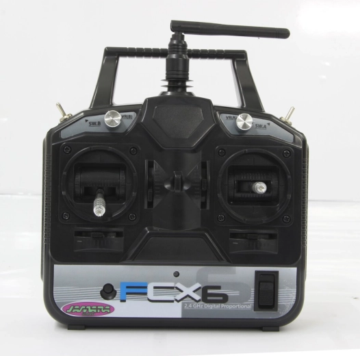 Transmițător Jamara FCX6 2,4 GHz, accelerație în dreapta (B-stock) - 1 bucată