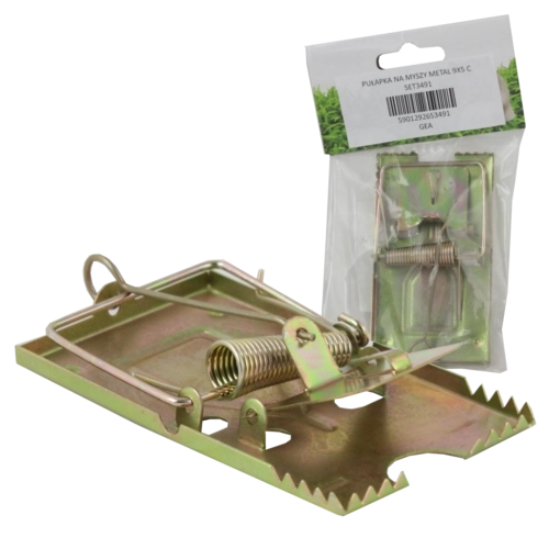 capcană metalică pentru șoareci 9 × 5 cm