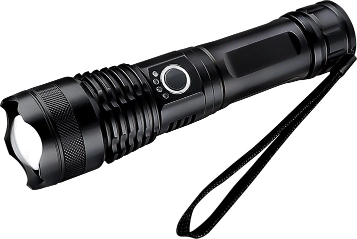 Lanternă LED reîncărcabilă Solight, 1000 lm, cu zoom, în ambalaj cadou