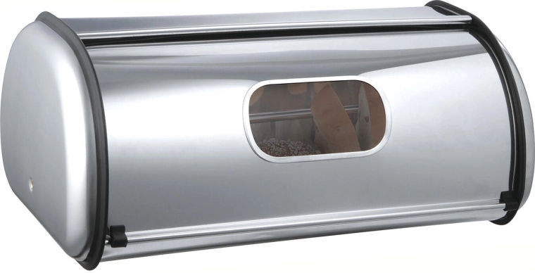 Cutie de pâine din inox AKCENT 43,5 × 27,5 × 18,5 cm