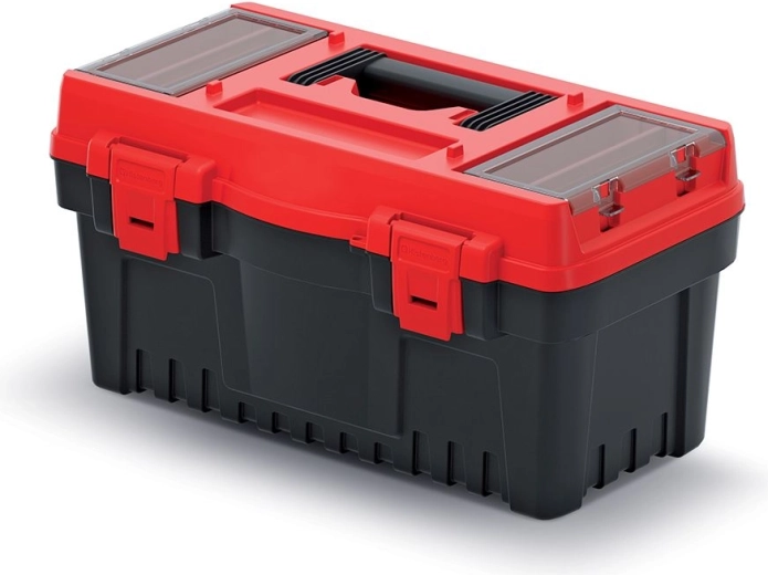 Geantă de scule din plastic EVO 47,6 × 26 × 25,6 cm, roșie