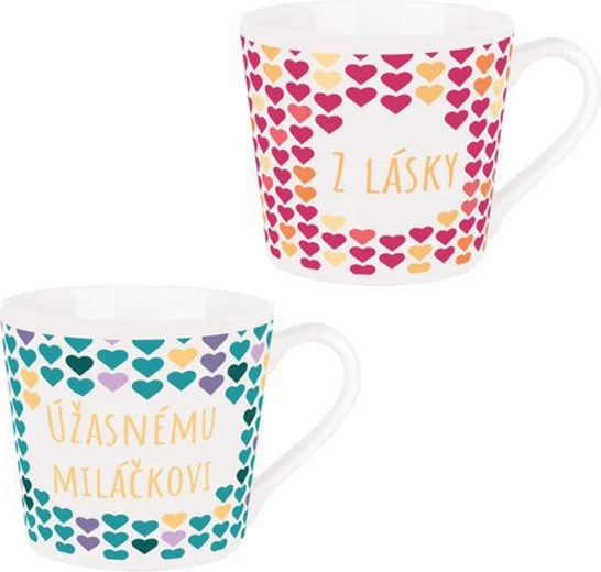 Set cadou de căni ceramice TORO pentru iubit(ul) minunat, 2×400 ml