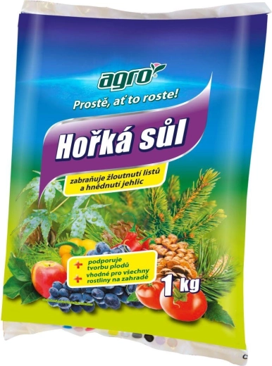 Sare amară – îngrășământ magnezian 1 kg AGRO