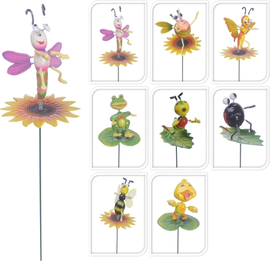 Husă decorativă pentru grădină Animăluțe de pajiște, 59,5 cm – mix 8 tipuri