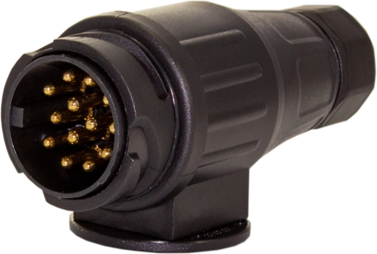Ștecher cu conector cu 13 pini pentru remorcă, 12 V