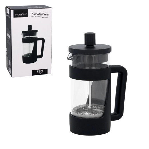 French press cu pârghie din sticlă borosilicată 350 ml
