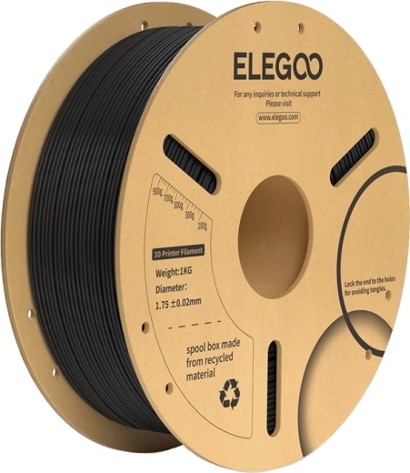Filament ELEGOO PLA+ negru 1,75 mm