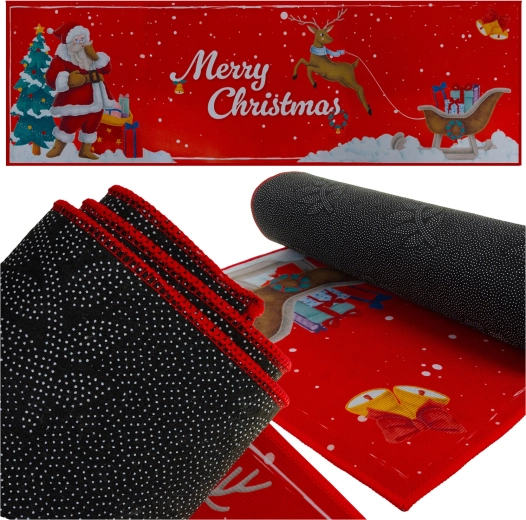 Covoare antiderapant de Crăciun Ruhhy 160 × 50 cm Merry Christmas - 1 bucată