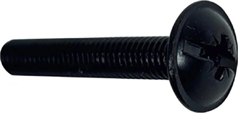 Șurub cu cap pentru rame M5 × 30, negru – set de 10 buc.