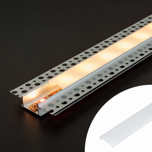 Capac opal pentru profil LED din aluminiu 41025A1, 1000 mm