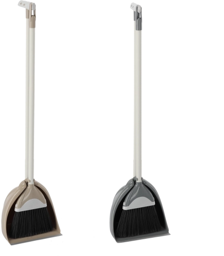 Mătură cu coadă lungă și făraș cu suport