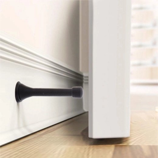 Opritor de ușă de perete - negru