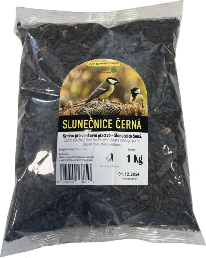 Semințe de floarea-soarelui negre pentru păsări 1 kg
