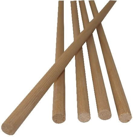 Diblă din lemn striată 6 mm FSC (5 buc = 4 m liniari)