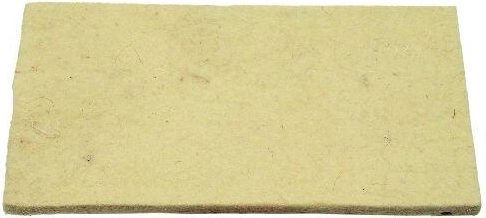 Fetru alb de schimb 250 × 130 × 10 mm