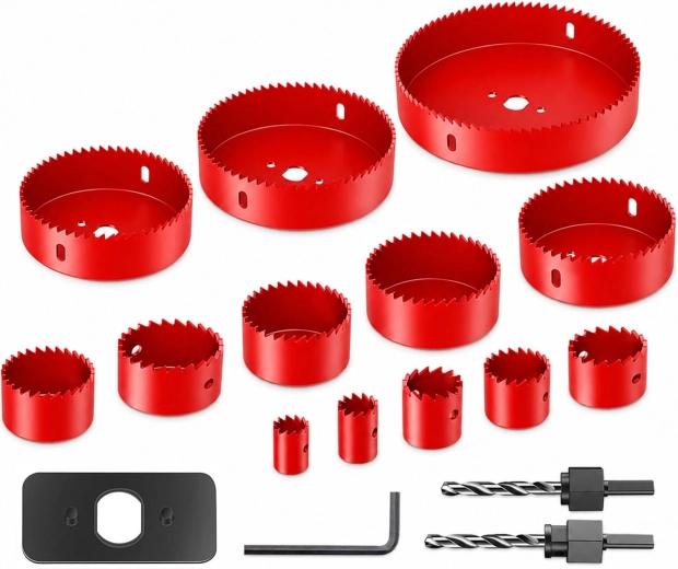 Set de fierăstraie tip carotă Renew Force 19–127 mm (16 piese)
