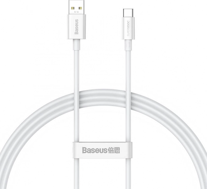 Cablu USB-C Baseus Superior 65W alb