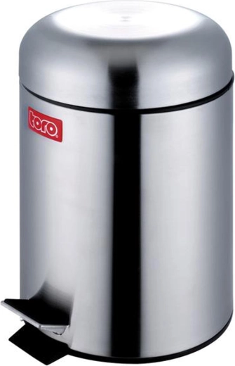 Coș de gunoi retro 3 l cu pedală, 17 × 27 cm