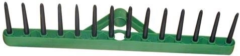 Grebla din plastic 45 × 11 cm, 14 dinți, fără coadă