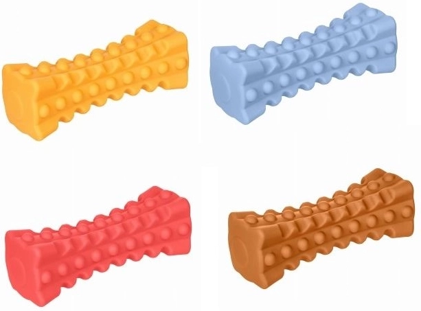 Os cu scârțâitor ranforsat pentru câini 15,5 cm - 1 bucată