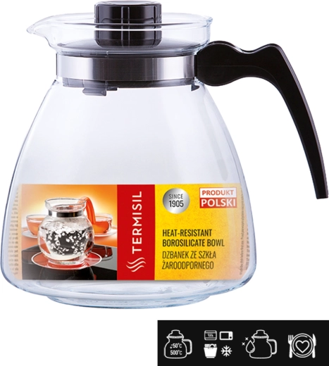Ulcior din sticlă termorezistentă 2,1 l TERMISIL Ewa