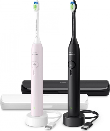 Periuță sonică PHILIPS Sonicare seria 3100 HX4072/42 – pachet dublu