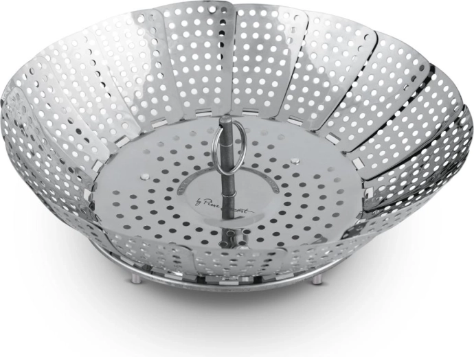 Lamart Paire aparat de gătit la aburi pliabil din oțel inoxidabil, 23 cm
