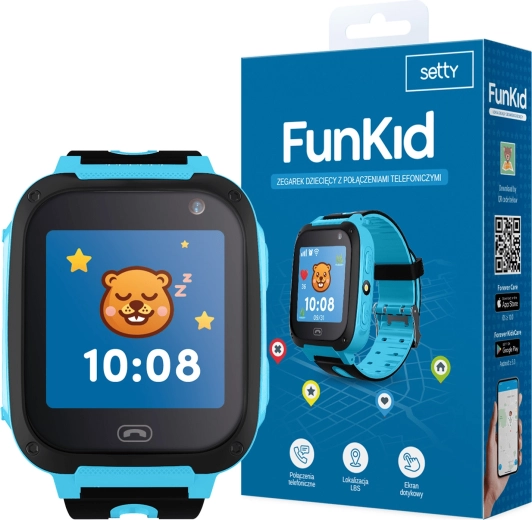 Ceas inteligent pentru copii Setty FunKids SD-100 albastru