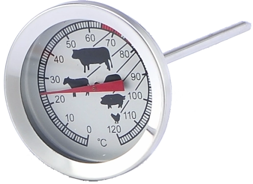 Termometru de bucătărie pentru carne din oțel inoxidabil