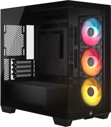 Carcasă pentru PC CORSAIR 2800X RS-R ARGB mATX panoramică neagră