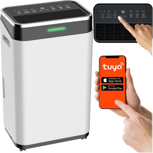 Dezumidificator cu compresor 25 l/24 h cu Wi‑Fi Berdsen BD‑533 alb