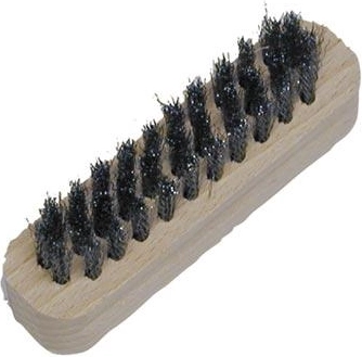 Perie pentru piele întoarsă cu 3 rânduri de peri de oțel