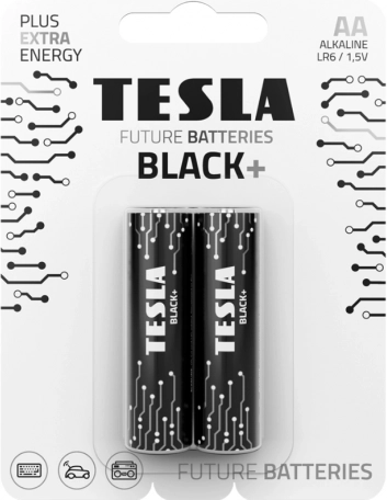 Baterii alcaline Tesla Black+ AA