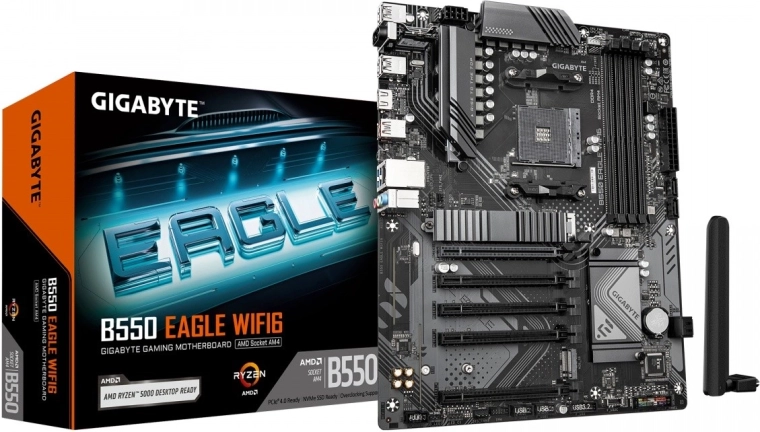 Placă de bază Gigabyte B550 Eagle WiFi 6 pentru AMD AM4