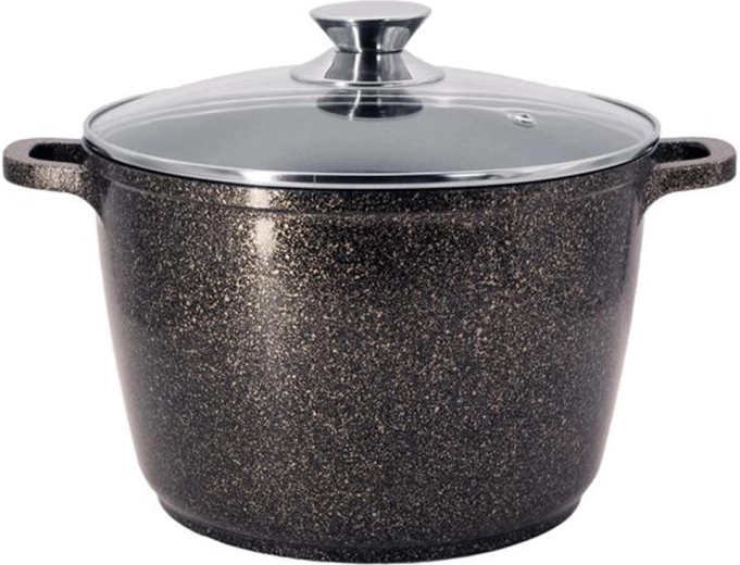 Oală cu capac Kitchisimo 28 × 20 cm aluminiu cu suprafață ceramică