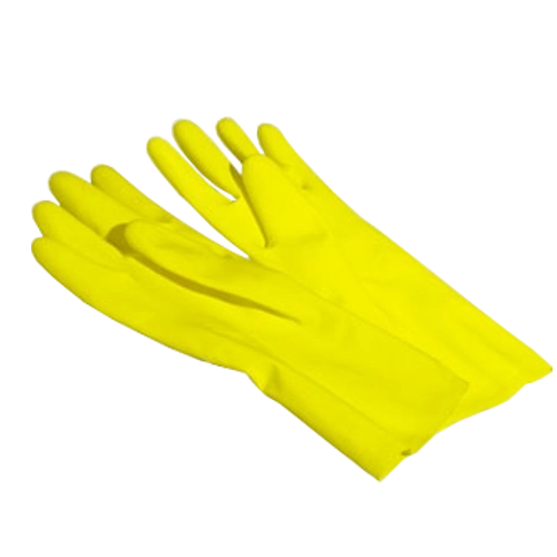 Mănuși de uz casnic din cauciuc Kuchcik S cu căptușeală din bumbac