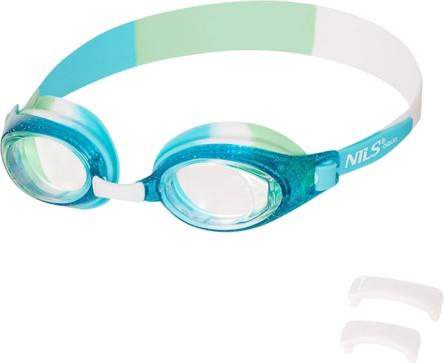 Ochelari de înot pentru copii NILS Aqua Junior cu Anti‑Fog și protecție UV