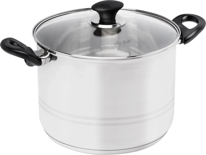 Oală Lamart Leger cu capac, 7,9 l, 24 cm