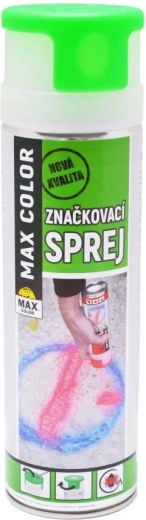 Spray de marcare fluorescent MAX COLOR 500 ml – Verde fluorescent