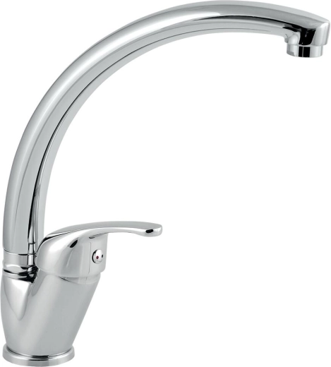 Baterie de chiuvetă TITANIA IRIS, monocomandă, crom, pipă 250 mm