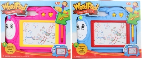 Tăbliță de desen Locomotivă cu creion și ștampile