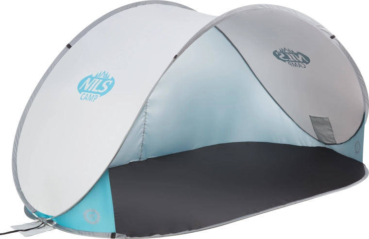 Cort de plajă autoportant NILS Camp gri