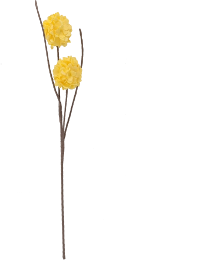Floare artificială decorativă 78 cm galbenă