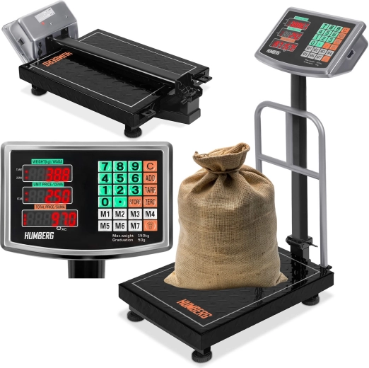 Cântar industrial de platformă 150 kg HUMBREG MH-191