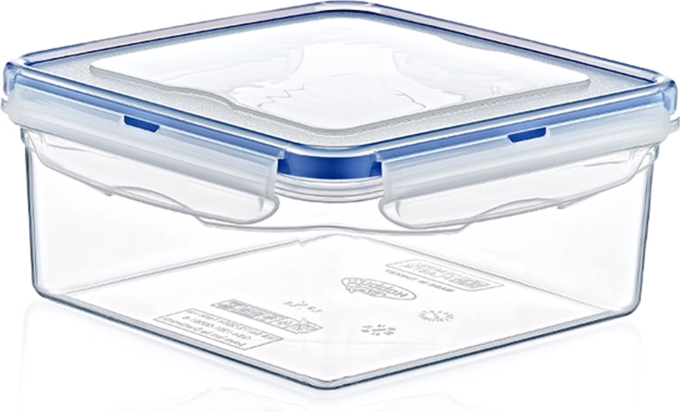 Cutie de depozitare pătrată 1,3 l cu închidere ermetică