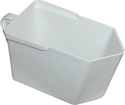Recipient din plastic pentru dulapul de bucătărie 10 × 12 × 19,5 cm, alb