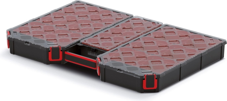 Organizator Tager Carbo Plus cu capac transparent 577 × 390 × 60 mm