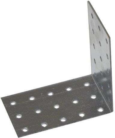 Colțar constructiv din oțel 60 × 120 × 120 mm, galvanizat