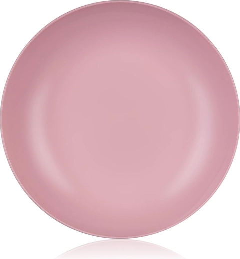 Farfurie adâncă din plastic 22 cm roz Culinaria